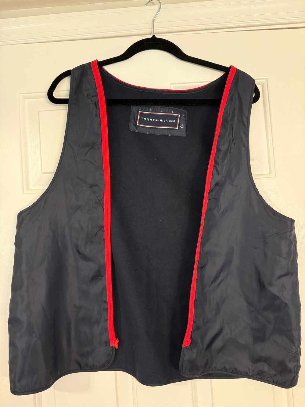 Tommy Hilfiger Navy Trench-Style Rain Jacket - Picture 3 of 6